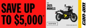 Read more about the article Retail Promotion – Get a rebate up to $5,000 on 2025 Can-Am motorcycle