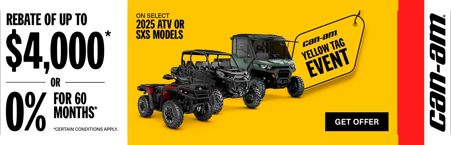 Read more about the article Retail Promotion – Can-Am ORV 2025